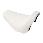 Rider Driver Seat Cushion White for Harley Heritage Softail FLSTC (2006-2017)