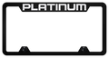 License Plate Frame OEM Replacement for Ford F150 Platinum Black (2015–2024)