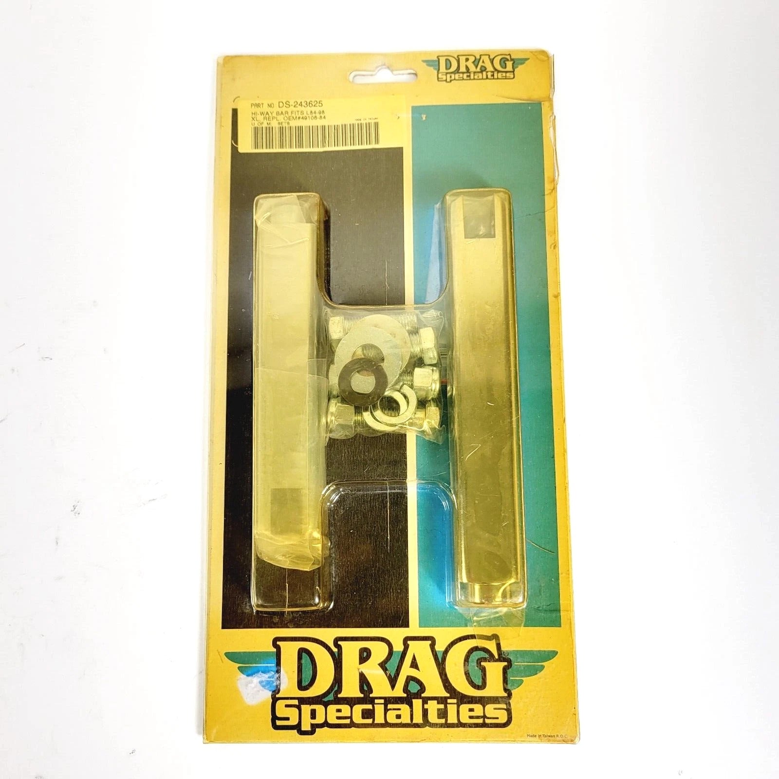 Drags Chrome Highway Footpeg Mount Kit for Harley Sportster XL (1986–2003)