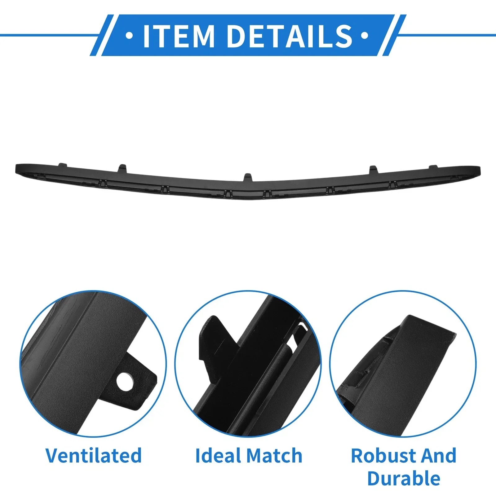 Front Lower Center Bumper Grille Trim for Mercedes-Benz S450 (2018-2023)