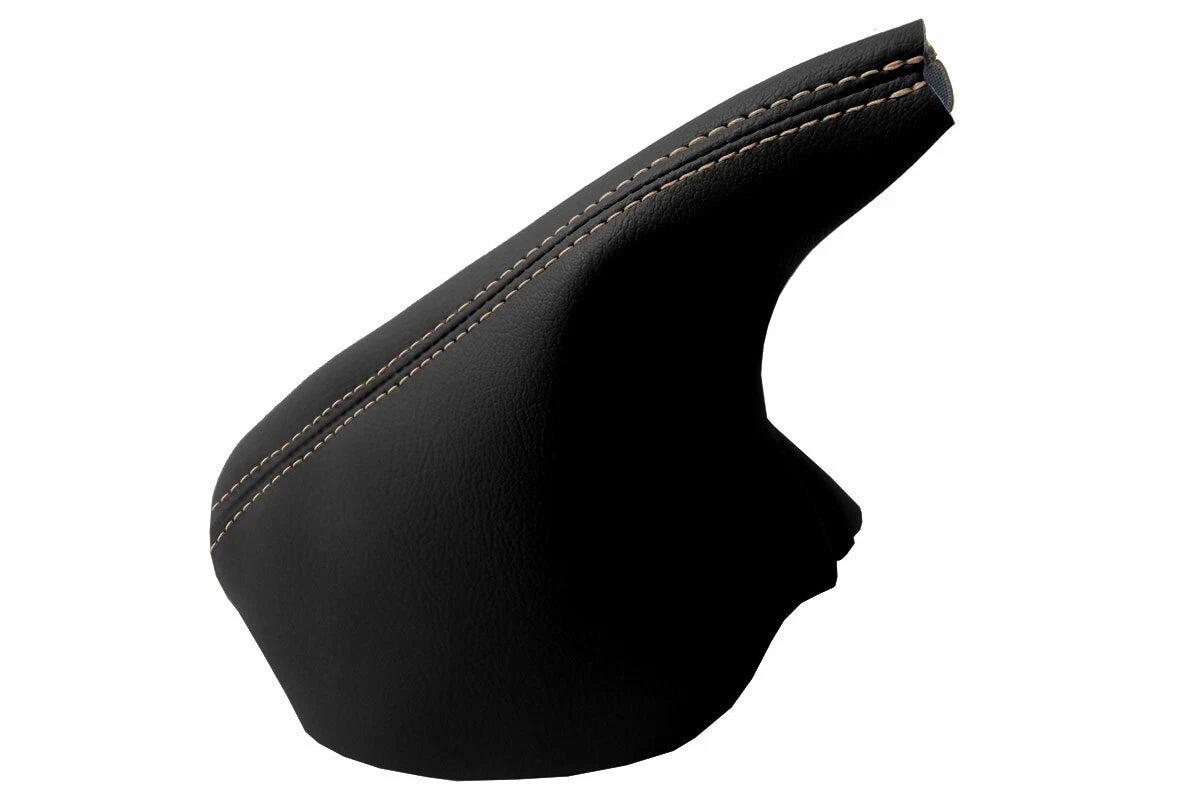 E Brake Boot Cover for BMW E30 (1984–1991) Black Beige Stitch