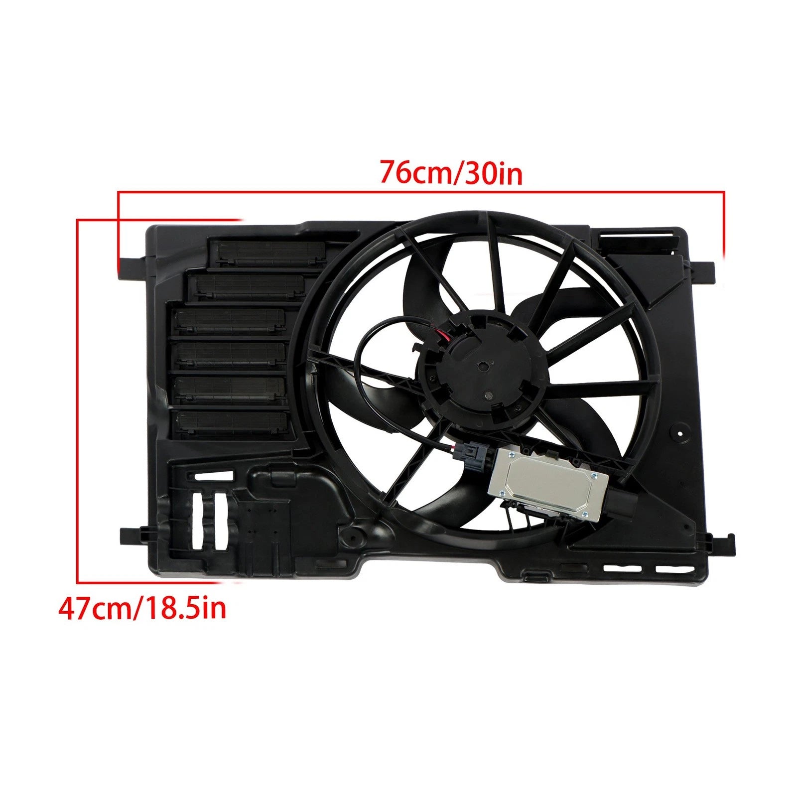 Radiator Cooling Fan with Module for Ford Escape 2.0L L4 (2013–2016)