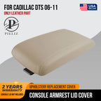 Leather Synthetic Center Console Armrest Cover for Cadillac DTS (2006–2011) Beige