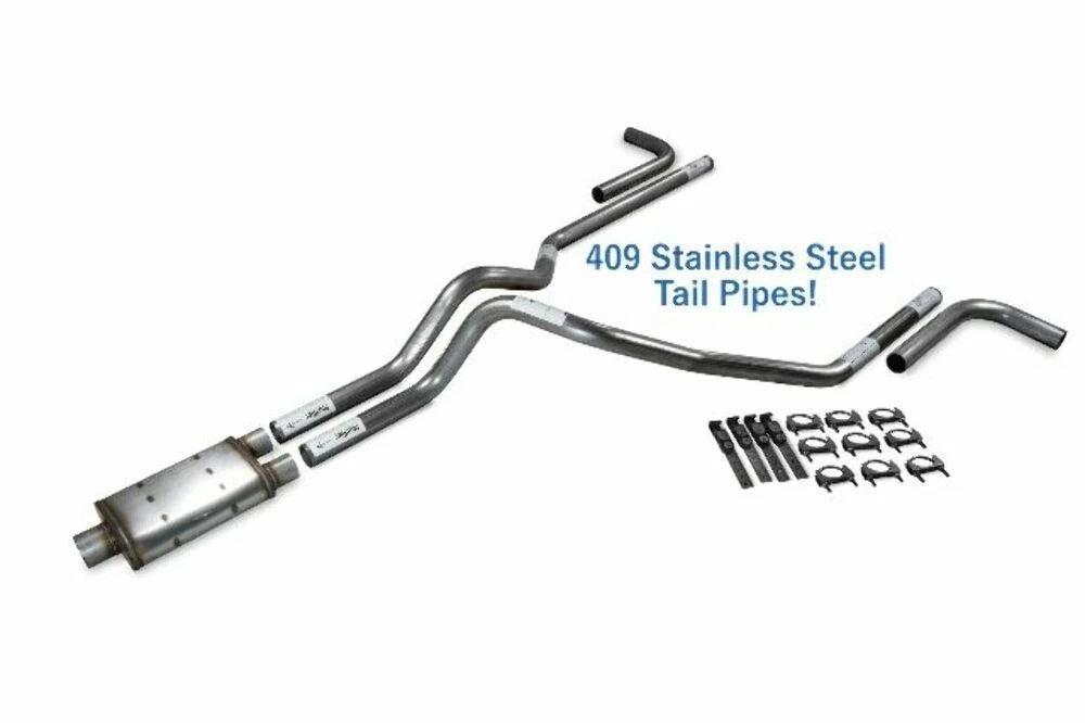 Stainless Dual Exhaust Kit for Dodge Ram 1500 (2019–2025)