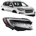 Headlight Assembly for Honda Pilot (2019–2022) LED Clear Passenger Side