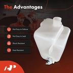 Windshield Washer Reservoir with Pump & Cap for Nissan Maxima (1995–2001)