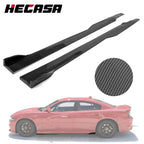 One-Piece Carbon Fiber Look Side Skirt Rocker Panels for Dodge Charger SRT (2015–2023)