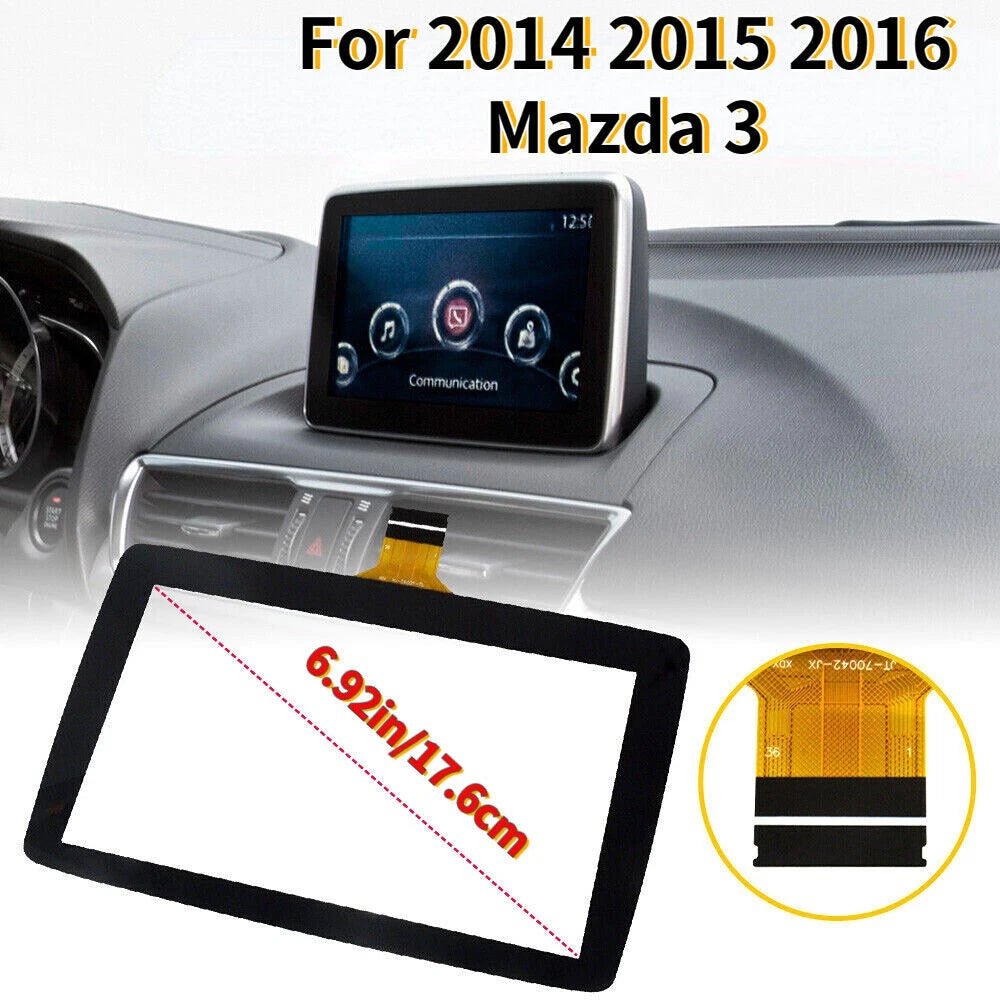 Touch-Screen Glass Information Display for Mazda 3 CX-3 (2014–2016)