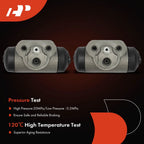2X Rear Drum Brake Wheel Cylinder for Chevy Silverado GMC Sierra 1500 (2007–2018)