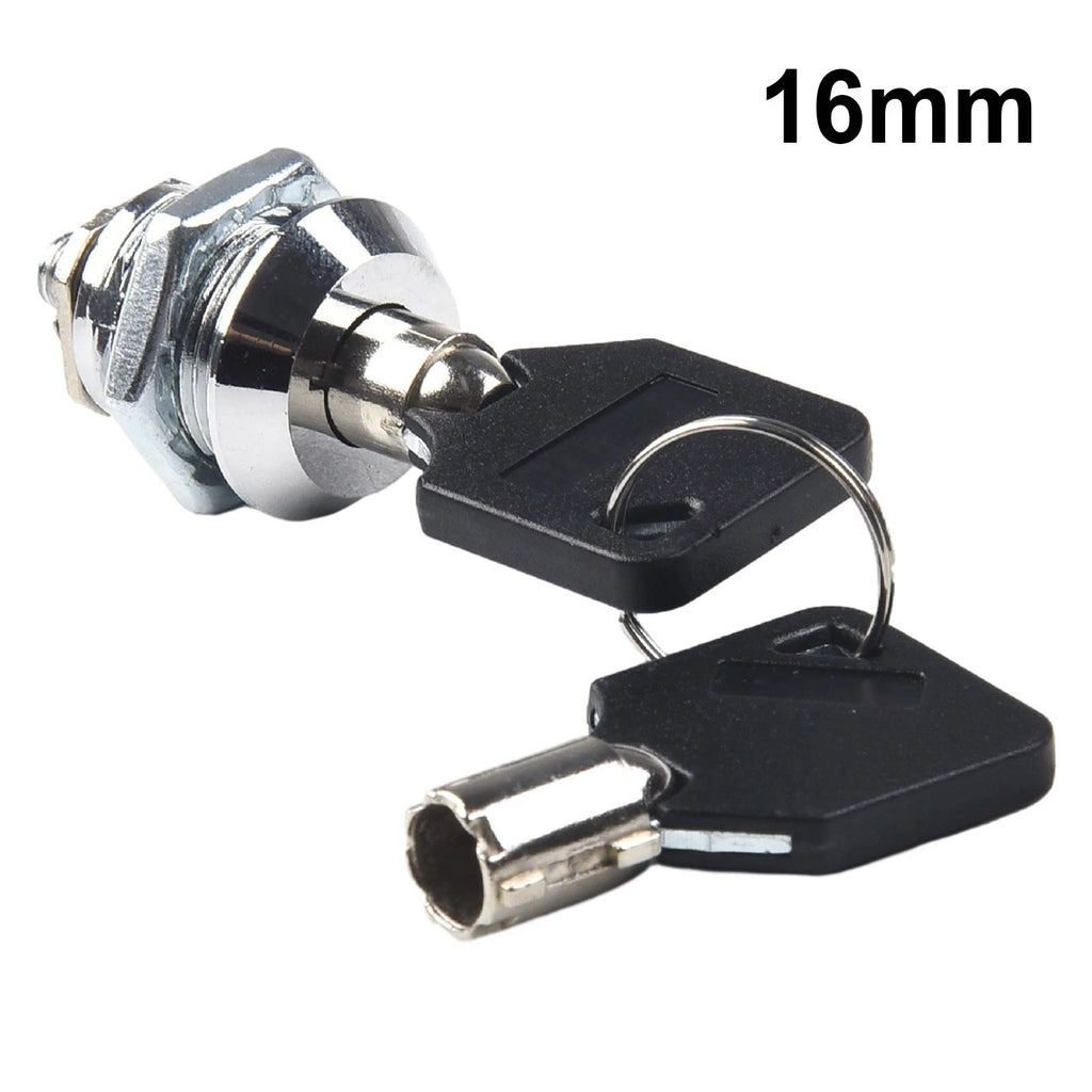 Cam Lock for Drawer Cupboard and Tool Cabinet (2 Keys Included)