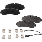 Set of 4 Rear Brake Pads for Ford Transit-350 HD (2020–2023)