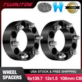 2-Inch 6x5.5 M12x1.5 Wheel Spacers for Toyota Tundra & 4Runner (2000–2006)