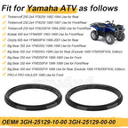 2 Front Wheel Brake Dust Seals for Yamaha Pro Hauler 1000 (1989) YFU1W YFU1TW