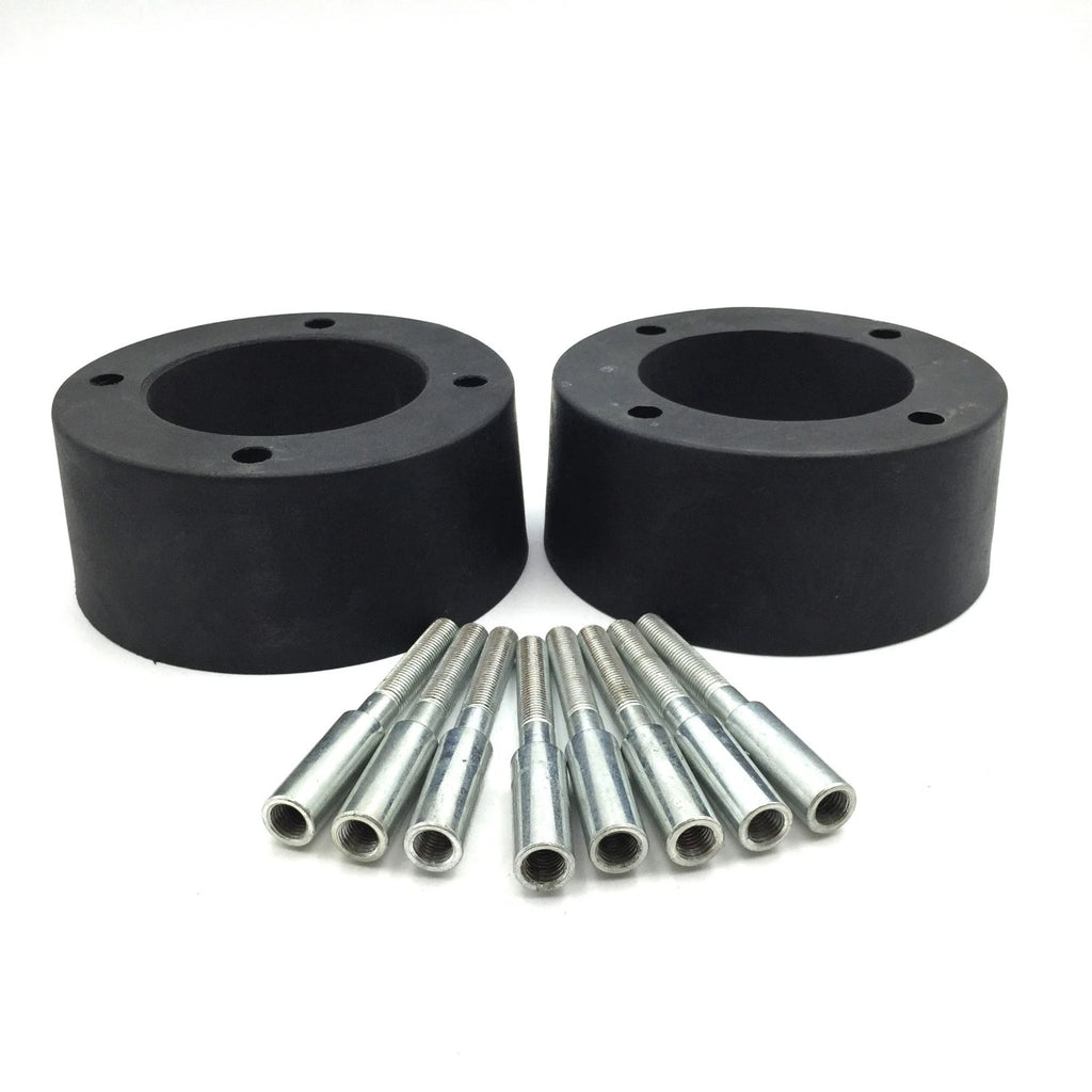 Set of 2 Black Heavy Duty Urethane 2.5" Wheel Spacers for Arctic Honda (4/110)