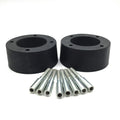 Set of 2 Black Heavy Duty Urethane 2.5" Wheel Spacers for Arctic Honda (4/110)