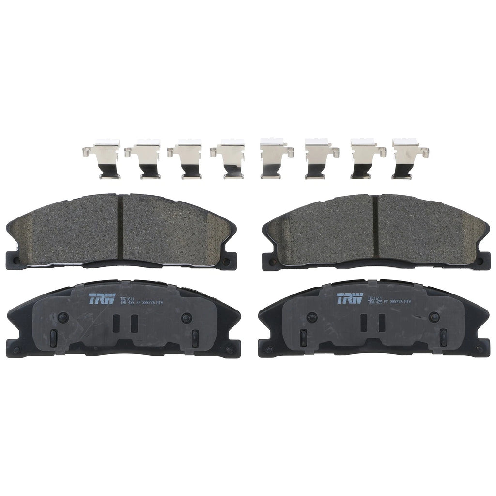 Set of 4 Disc Brake Pads for Ford Explorer (2013–2015)