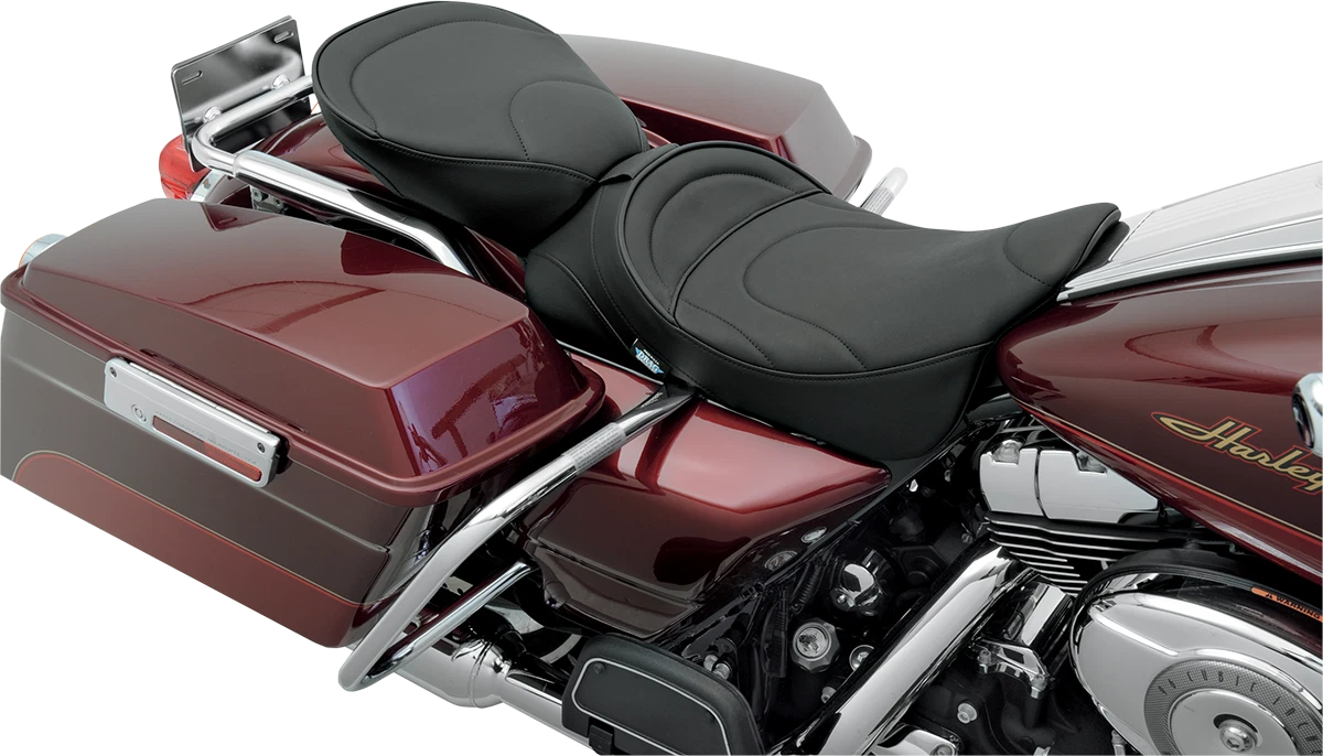 Pillion Seat for Harley-Davidson FL (2000–2022) - Mild Stitched - Wide