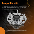 2X Rear Wheel Hub Assembly for Honda CR-V/Crosstour (2007–2015) BR930719 735-0028