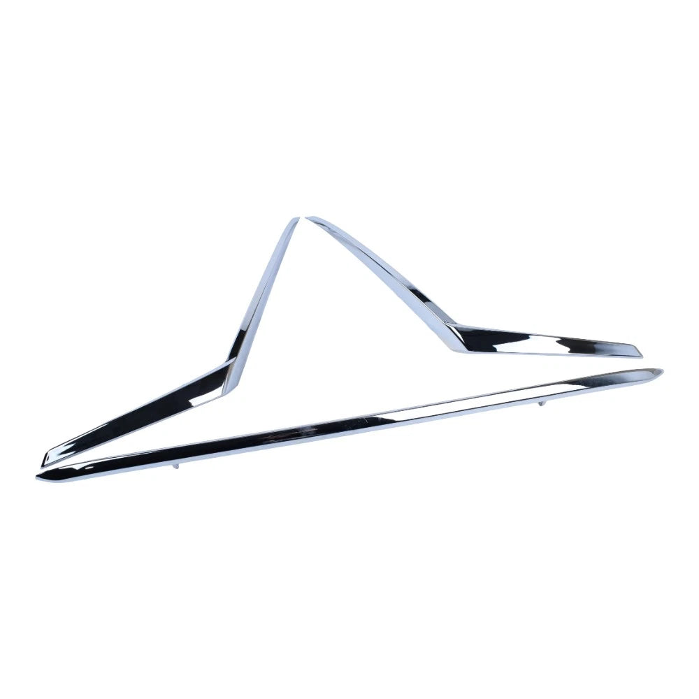 Set of 2 Lower Front Bumper Chrome Moldings for Nissan Kicks (2021–2024)