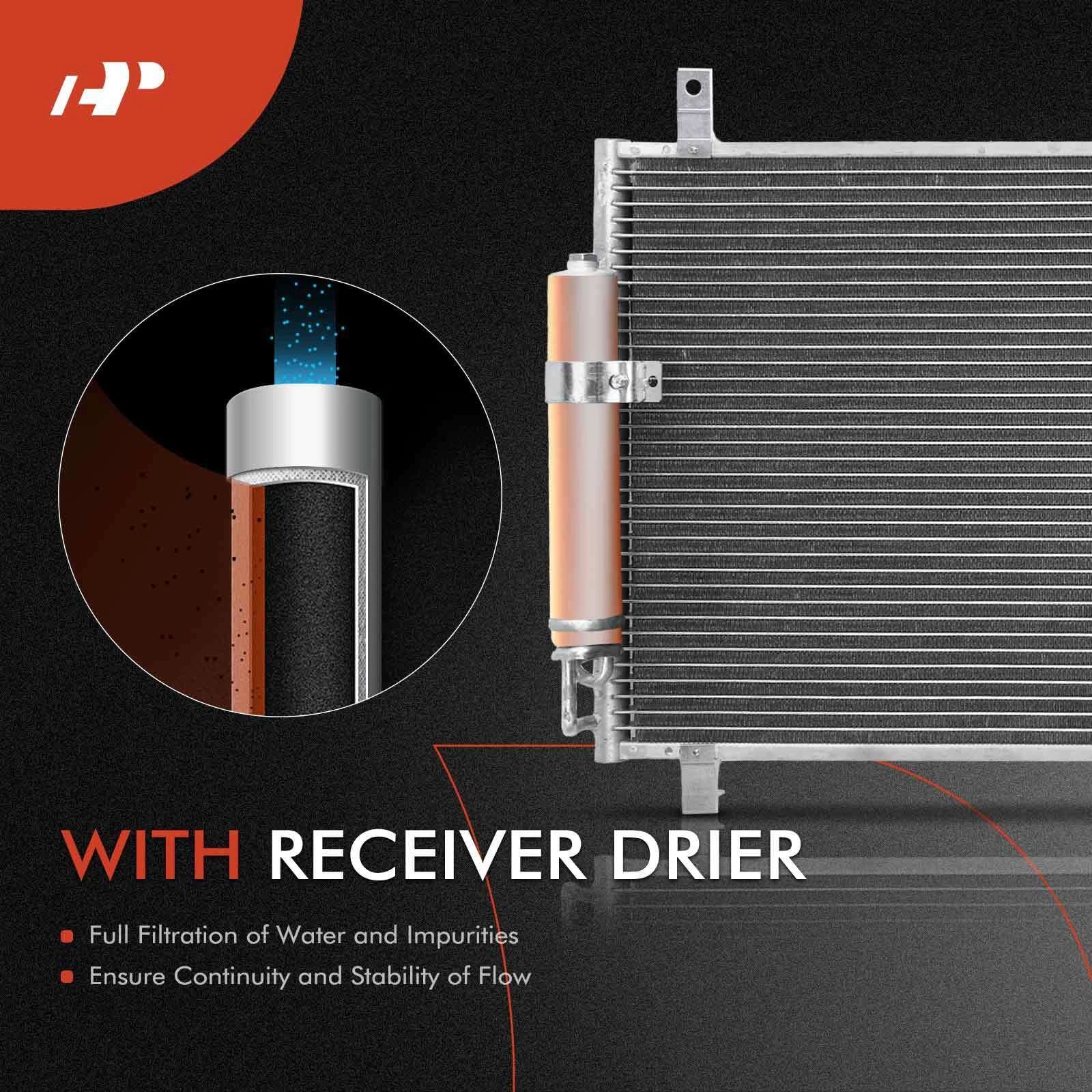 A/C Condenser & Dual Cooling Fan Kit for Nissan 350Z (2003–2007)