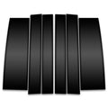 6pc Carbon Fiber Pillar Post Covers for 2008-2016 Chrysler Town & Country