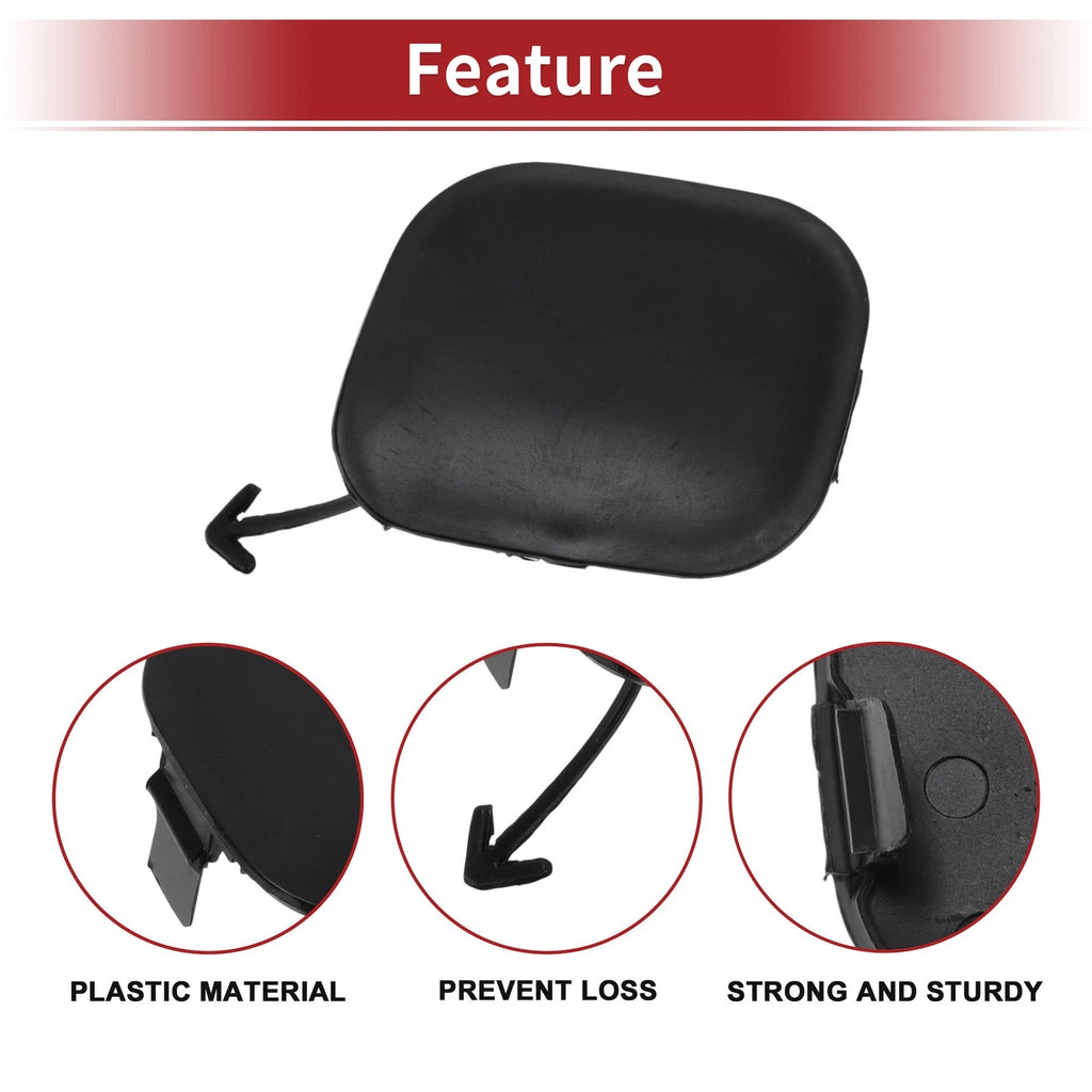 Tow Hook Cover Cap for Toyota Highlander (No. 521270E926) (2014–2019) Black
