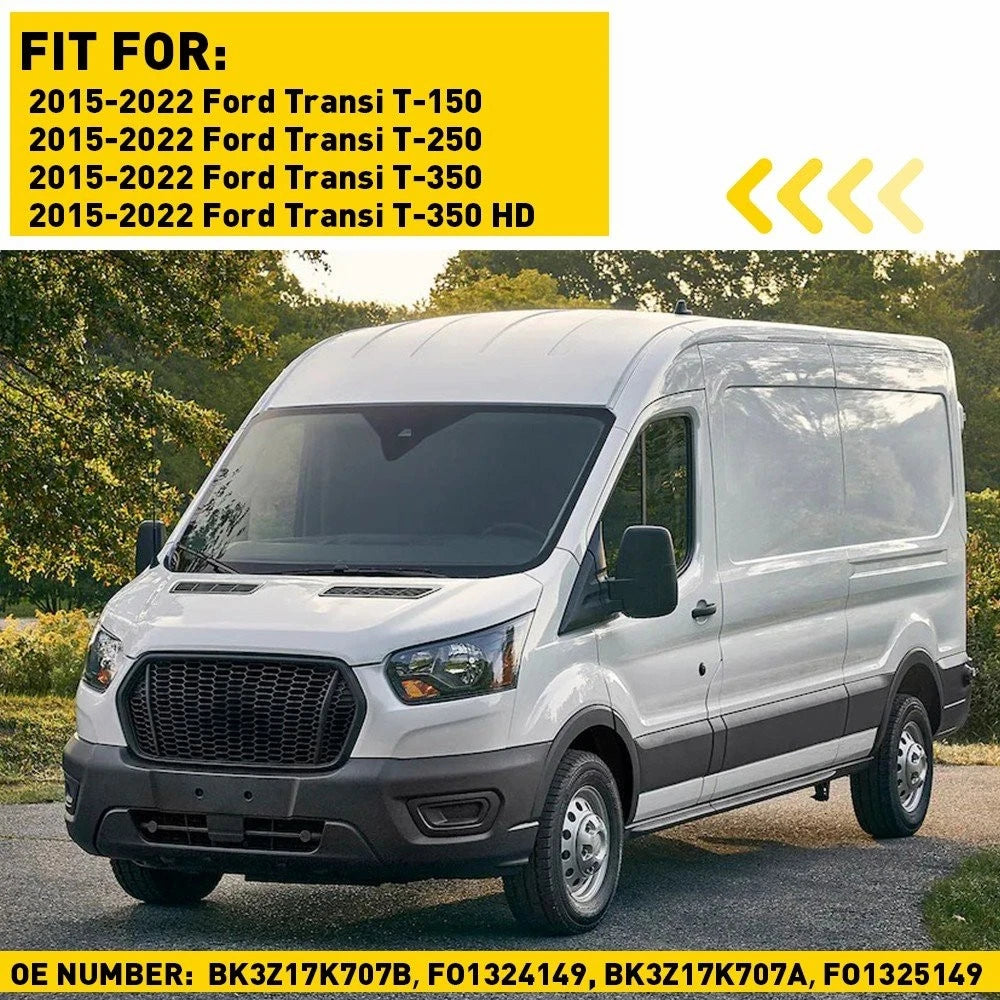 4X Mirror Glass Lower Convex for Ford Transit 150 250 HD (2015–2023)