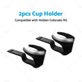 2X Black Cup Holder Dash Tray for Holden Colorado RG (2012–2020)