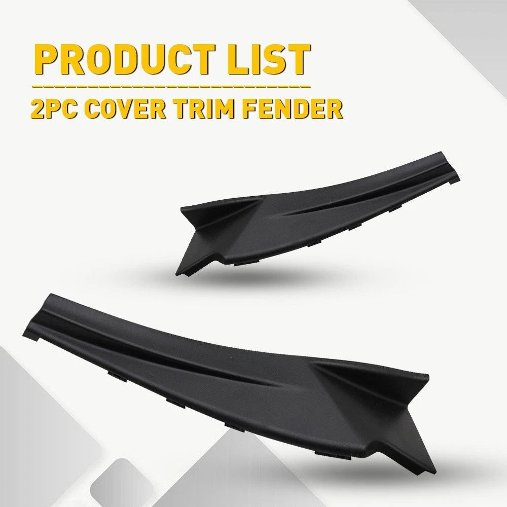Set of 2 Wiper Cowl Extension Covers for Infiniti QX60 (2016–2020)