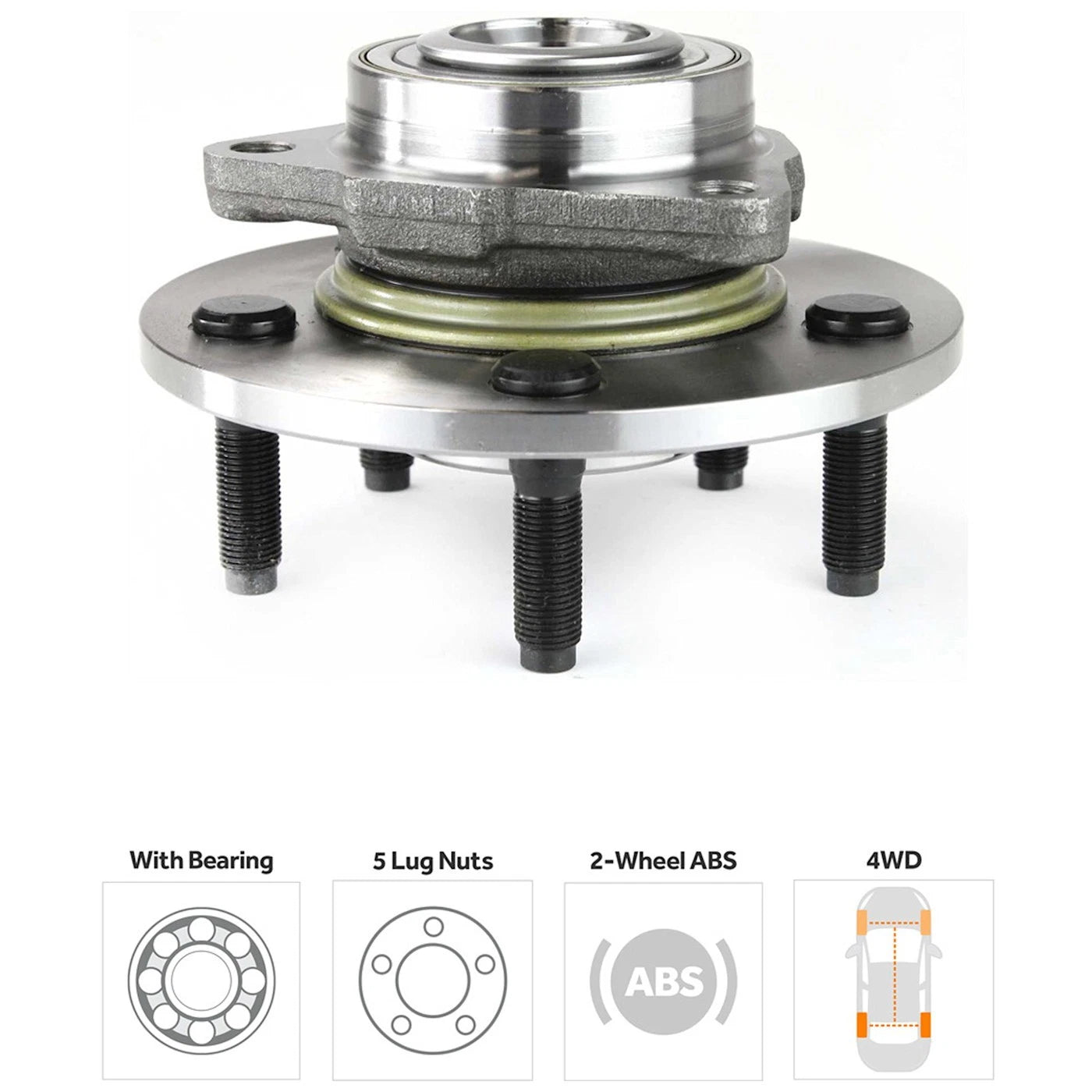 Wheel Hubs for Ram 1500 (Front Driver or Passenger Side)