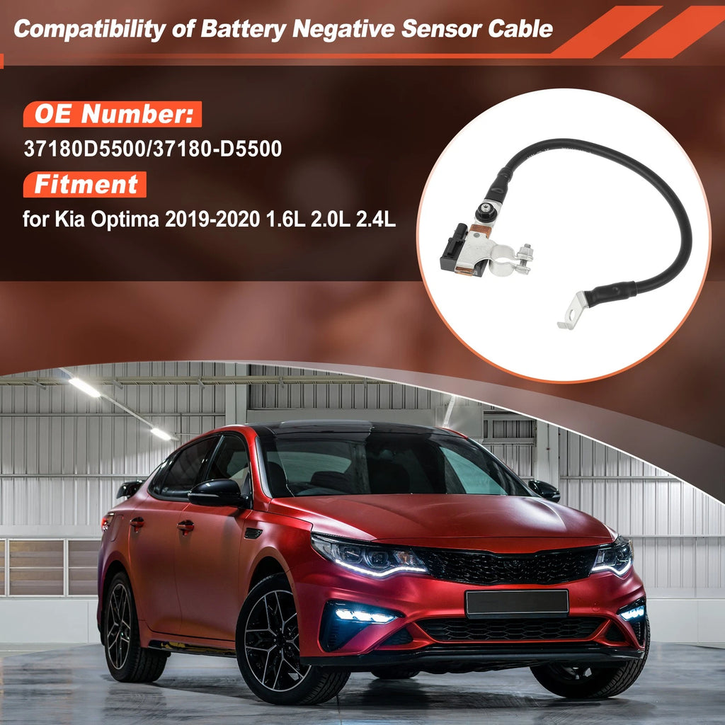 Battery Negative Sensor Cable Assembly for Kia Optima (2019–2020) No.37180-D5500
