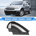 Front Left Mirror Corner Triangle Fender Cover for Honda CR-V (2007–2011) Black