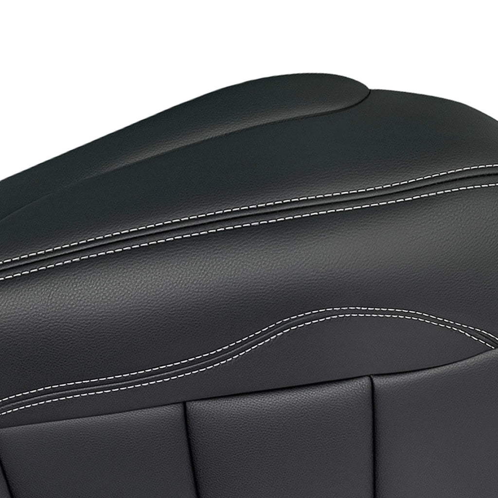 Black Microfiber Leather Seat Cover for Mercedes Benz ML250/ML350 (2012–2015)
