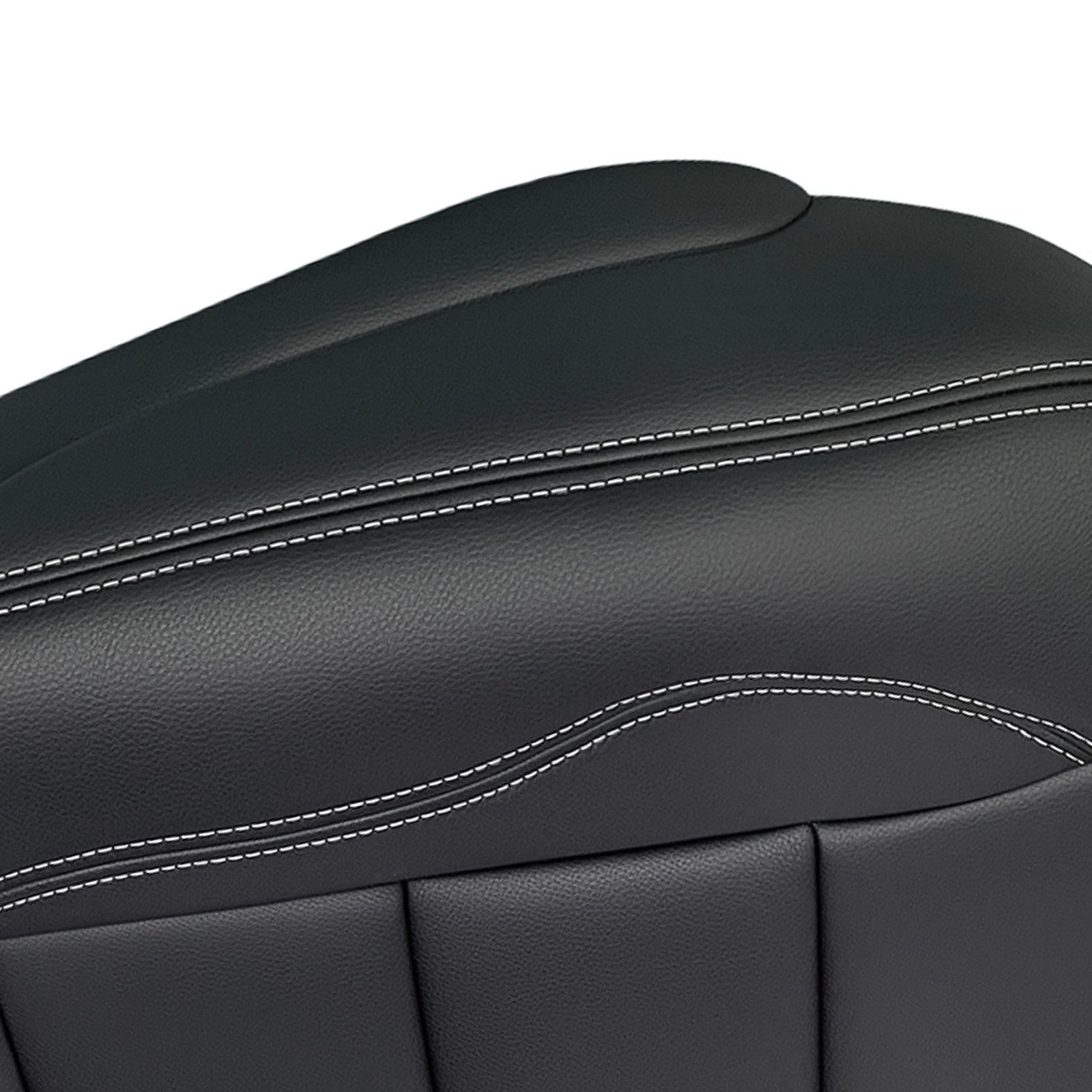 Black Microfiber Leather Seat Cover for Mercedes Benz ML250/ML350 (2012–2015)