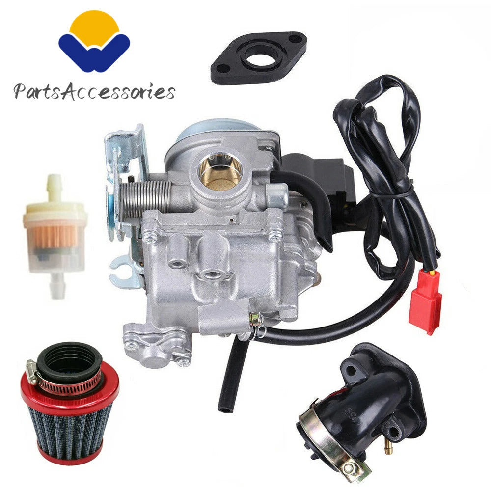 Carburetor for Ice Bear Maddog 49cc 50cc Scooter Moped (PMZ50-19, PMZ50-21)