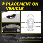 Set of 2 Outer Door Handles for Toyota Corolla (2014–2019)