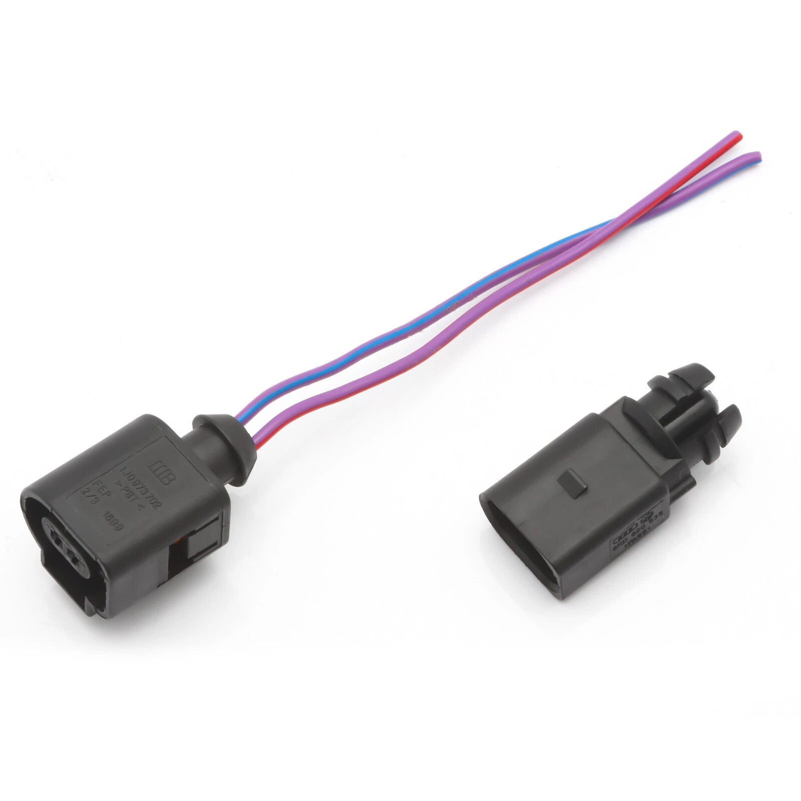 Ambient Air Temperature Sensor with 2-Pin Connector for Audi VW (-)