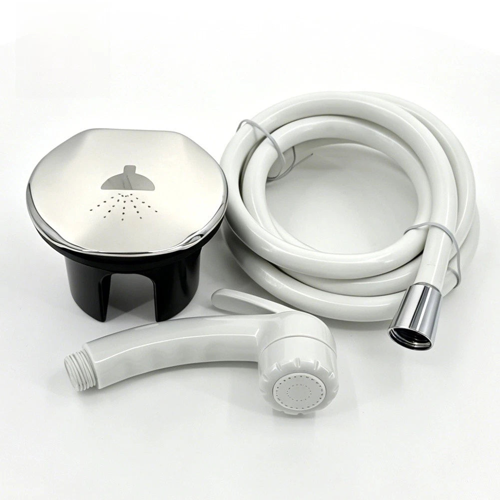 Shower Head Set for Boat with Waterproof Locking Cover & 2.4m Hose