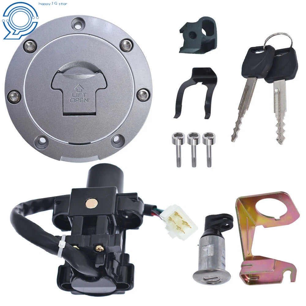 Set of 2 Ignition Switch and Fuel Gas Cap Keys for Honda VTR1000 VFR800 CBR600RR