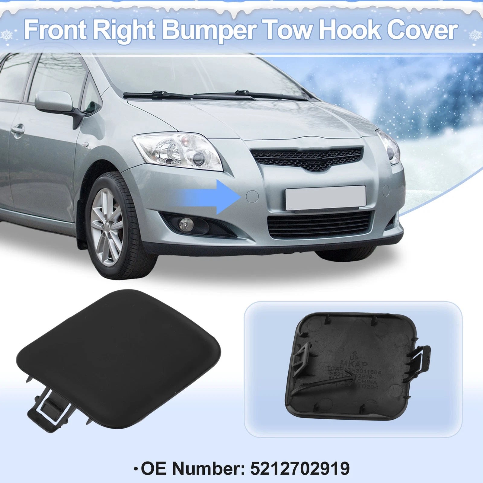Tow Hook Cover Cap for Toyota Highlander (2001–2003)