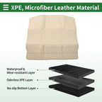 3D Diamond Pattern Cargo Liner Trunk Mat for Honda CR-V (2023–2024) Beige XPE