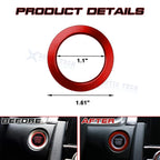 Engine Start Push Button Ring Cover for Honda Civic/Accord (2016-2022)