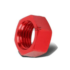 Set of 4 AN-4 Fuel Bulkhead Red Aluminum Anodized Nut Sealing Fitting Adapter