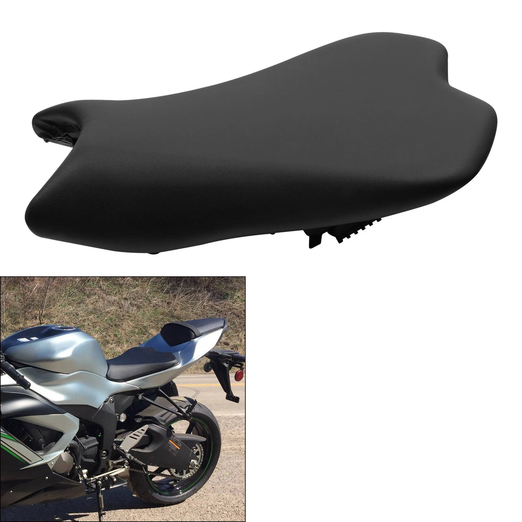 Driver & Passenger Seat Pillion for Kawasaki Ninja ZX6R ZX636 (2009–2018)