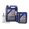 Oil Change Kit for Mercedes M276 (7L Liqui Moly 5W40, Mahle)