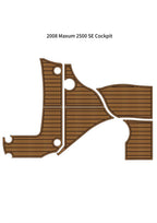 EVA Foam Faux Teak Deck Floor Mat for Maxum 2500 SE (2008)