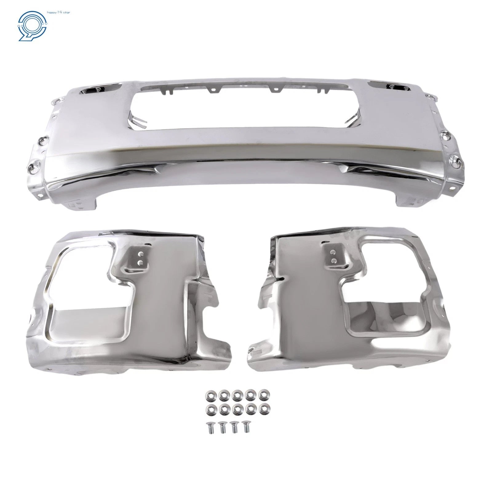 Chrome Front Bumper Face Bar for Nissan Titan (2004–2015)