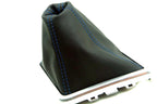 Manual Boot Leather Synthetic for Dodge Challenger (2008–2014) Blue Stitch