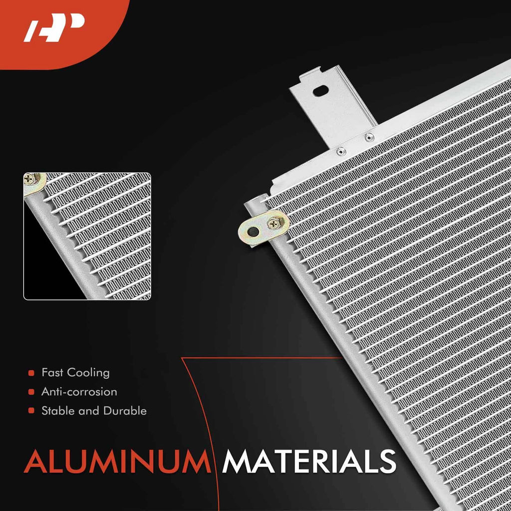 A/C Condenser with Receiver Drier & Bracket for Honda Civic Accord