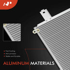 A/C Condenser with Receiver Drier & Bracket for Honda Civic Accord